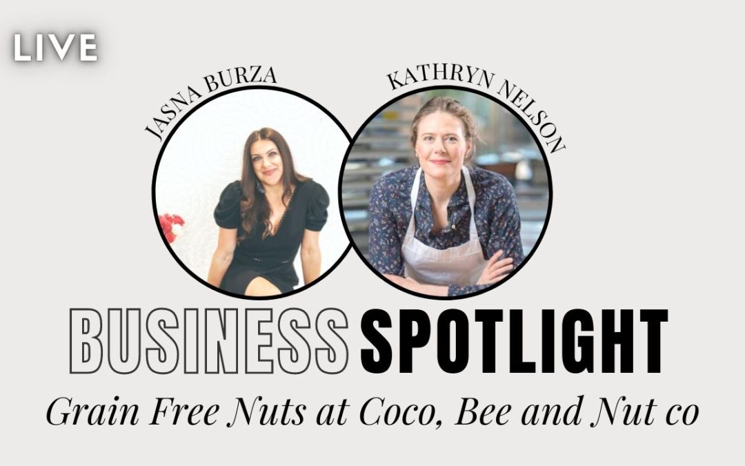 Business Spotlight: Kathryn of Coco, Bee and Nut co, grain free granola company.