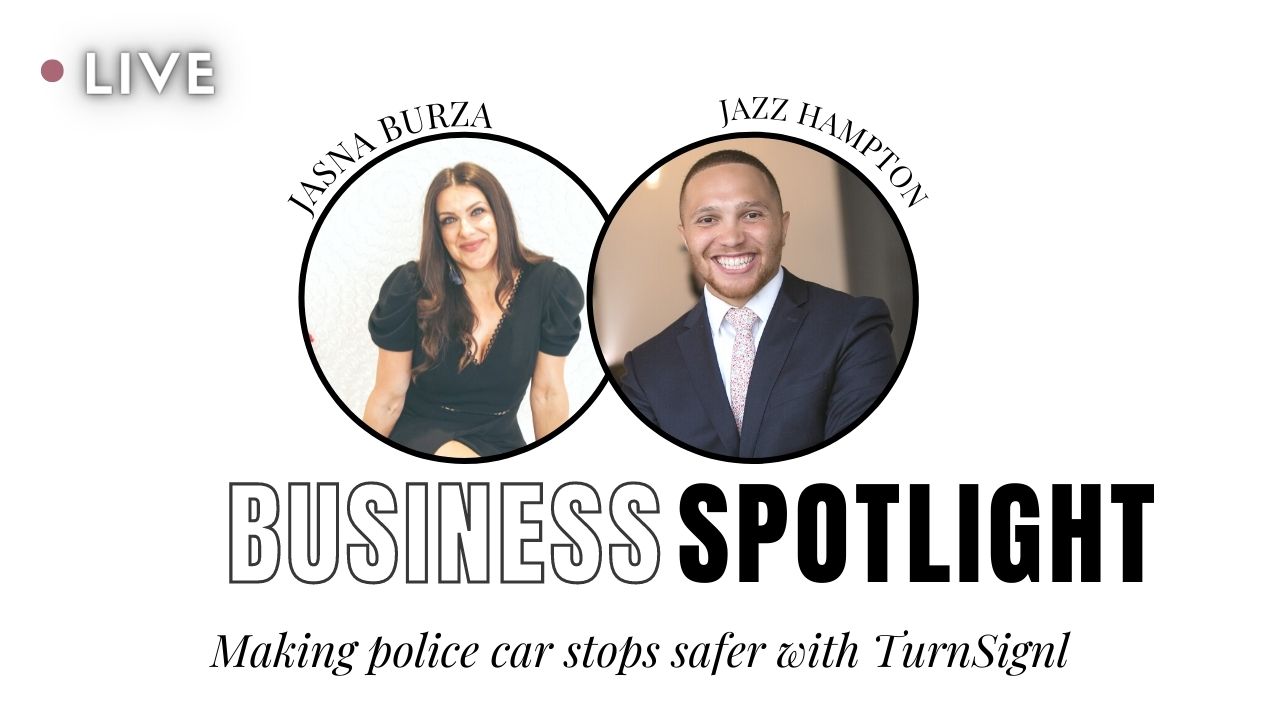 Business Spotlight: Jazz Hampton making police stops safer with Turnsignl